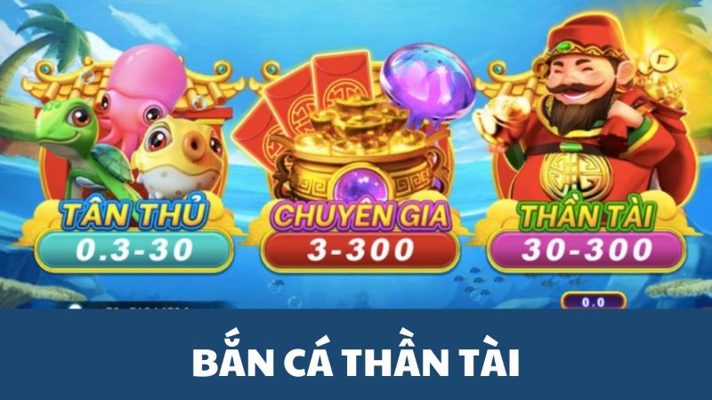 Bắn Cá Thần Tài tại 1XBIT – Trò chơi giải trí đỉnh cao, săn tiền thưởng cực khủng 2 Ba loại phòng chơi đa dạng theo từng cấp độ